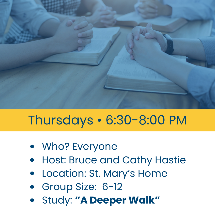 A Deeper Walk Bible Study