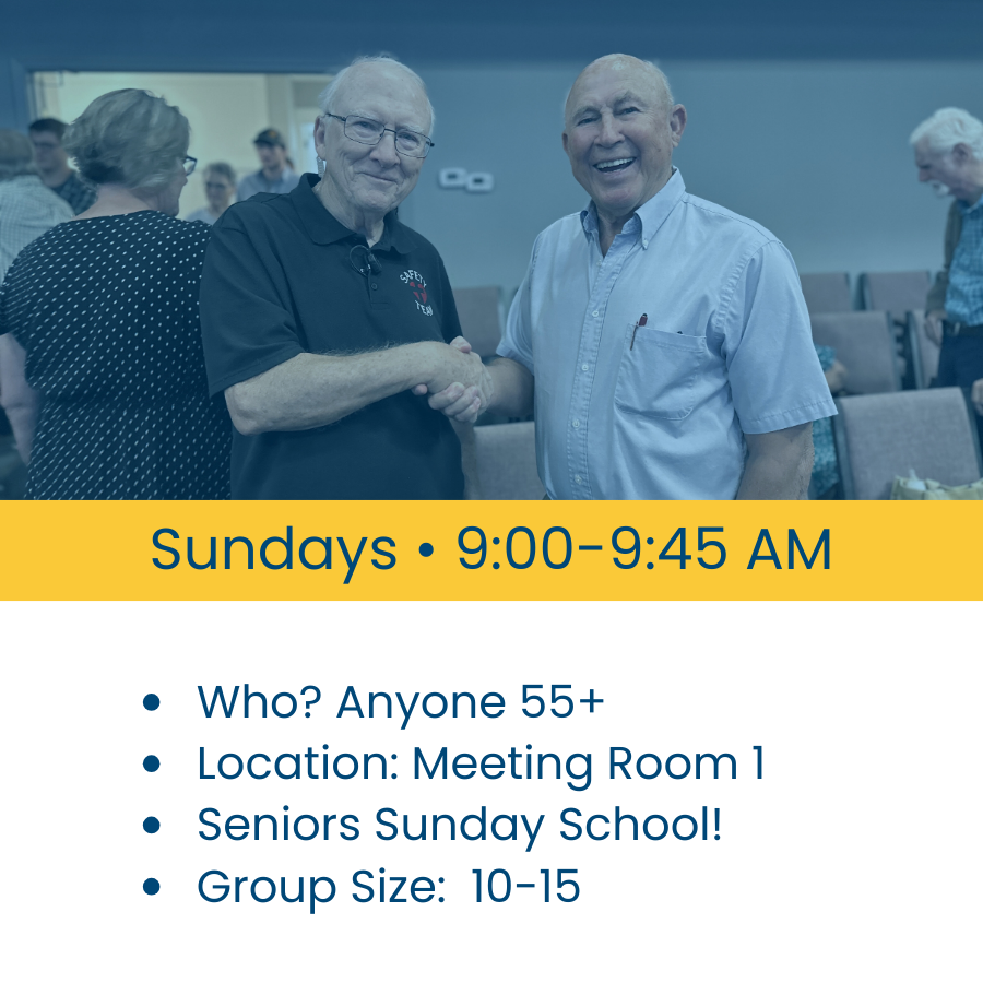 Seniors Sunday School